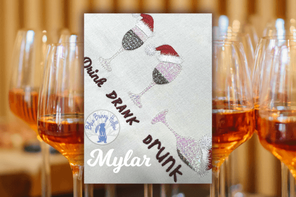 Drink Drank Drunk Embroidery Design