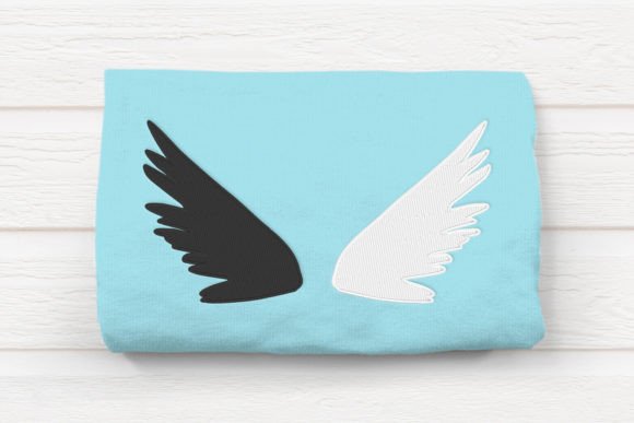 Dual Wings Embroidery