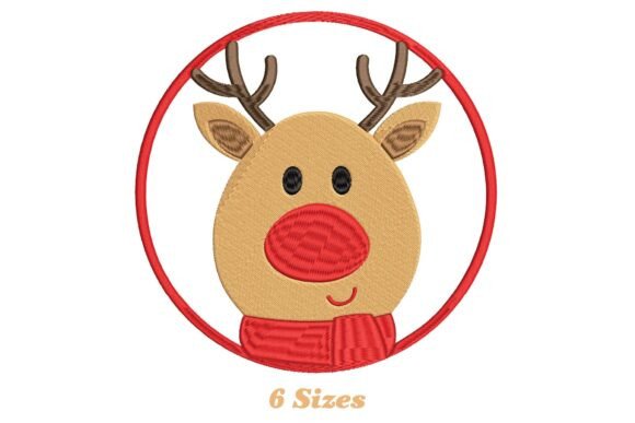Reindeer Face Embroidery Design Review