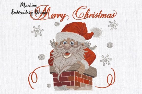 Santa Claus in Chimney